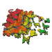Trefl Dřevěné puzzle 501 - Duhové motýly