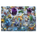 Ravensburger puzzle 171880 Challenge Puzzle Minecraft 1000 dílků