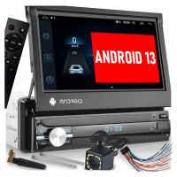 Autorádio 1 Din Android 13 Gps Usb Wifi Dab+ Výsuvná Aux Kamera