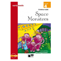 Black Cat SPACE MONSTERS + CD ( Early Readers Level 4) BLACK CAT - CIDEB
