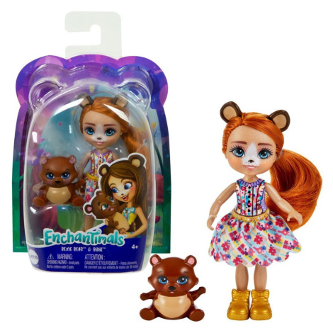 Enchantimals panenka se zvířátkem bexie bear a bidie Mattel