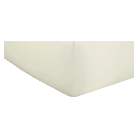 Béžové napínací saténové prostěradlo 90x190 cm Silky Soft – Catherine Lansfield