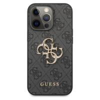 Zadní kryt Guess Big 4G Metal Logo Case pro Apple iPhone 13 Pro, šedá