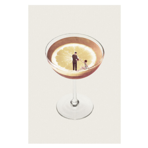 Plakát, Obraz - Maarten Léon - My drink needs a drink, 40x60 cm