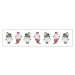 Vánoční ubrus - běhoun na stůl GNOM červená 38x160 cm Mybesthome