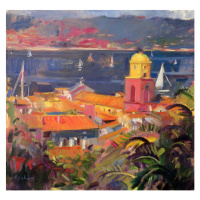 Obrazová reprodukce St Tropez Sailing, 2002, Graham, Peter, 40 × 40 cm