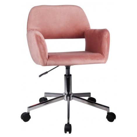 Otočná židle FD-22, růžová Akord
