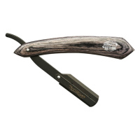 Captain Cook 04985 Black Wooden Shaving Razor - břitva na vyměnitelné žiletky, poloviční čepel