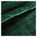 Deka - přehoz na pohovku z mikrovlákna DASHA 200x220 cm zelená Mybesthome