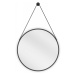MEXEN String zrcadlo 50 cm, černý rám 9854-050-050-000-70