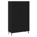 vidaXL Skříň highboard černá 69,5 x 31 x 115 cm kompozitní dřevo