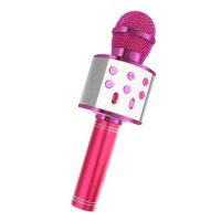 Izoxis 22191 Karaoke bluetooth mikrofon tmavě růžové