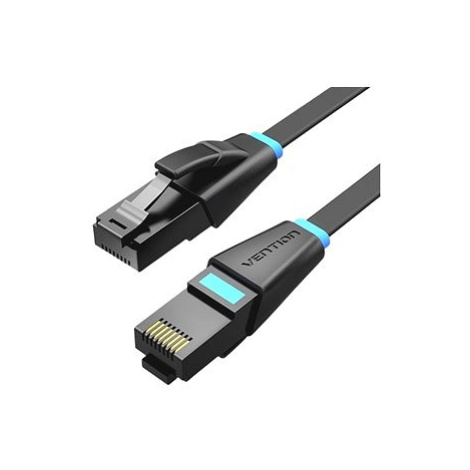 Vention Flat Cat.6 UTP Patch Cable 3M Black