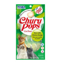 Churu Cat Pops pamlsky pro kočku tuňák a kuře 4x15g