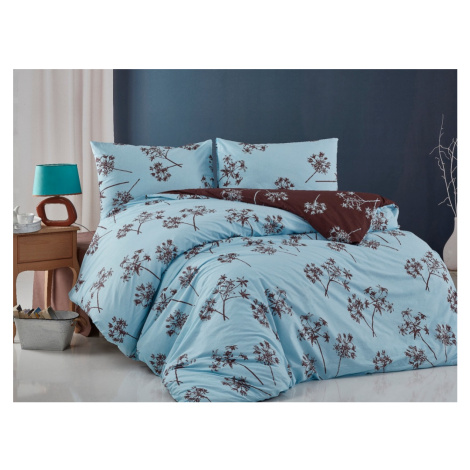 Povlečení francouzské bavlna 220x220,70x90 Liana blue
