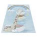 Ayyildiz koberce Dětský kusový koberec Lucky 3612 blue Rozměry koberců: 80x150