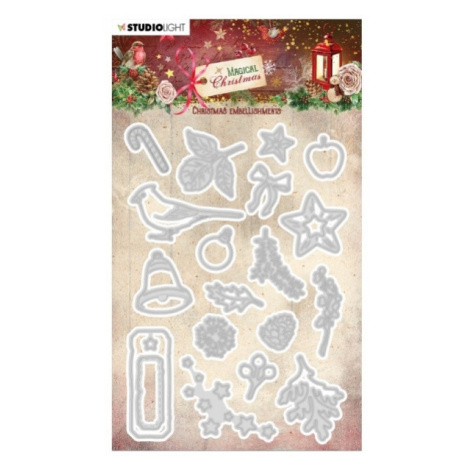 Vyřezávací šablony, 19 ks - Vánoční dekorace Aladine