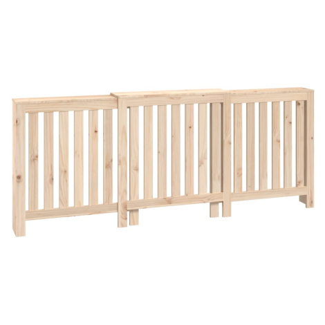 vidaXL Kryt na radiátor210x21x85 cm masivní borové dřevo