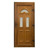 Vchodové dveře ANA 2 D06 90P 98x198x7 zlatý dub