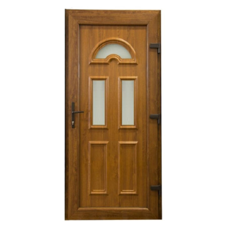 Vchodové dveře ANA 2 D06 90P 98x198x7 zlatý dub BAUMAX