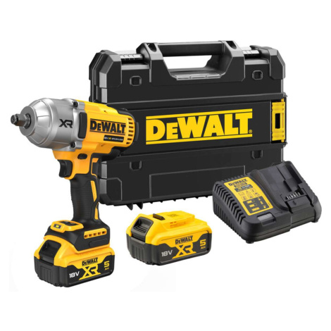 DeWALT Nářadí - 18V AKU rázový utahovák, 2x aku 5,0 Ah XR, nabíječka DCF900P2T