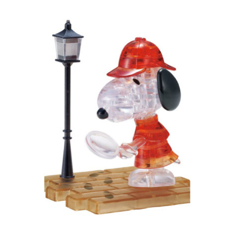 HCM KINZEL 3D Crystal puzzle Snoopy detektiv 34 dílků 147178