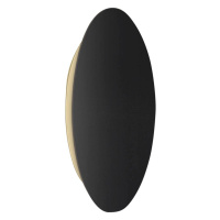 Escale Nástěnné svítidlo Escale Blade LED černé matné Ø 34 cm