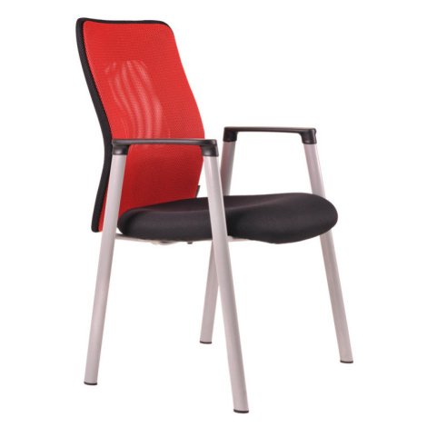 Ergonomická jednací židle OfficePro Calypso Meeting Barva: červená OFFICE PRO