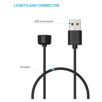 Nabíjecí USB-A kabel FIXED pro Xiaomi Mi Band/Smart Band 5/6/7, černá