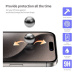 Blueo 3D Curved Tempered Glass HD - iPhone 15 Pro Max B3DG-I15PROM Čirá