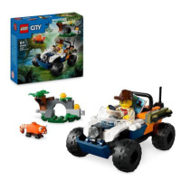 LEGO® City 60424 Čtyřkolka na průzkum džungle – mise panda červená