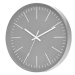SEGNALE Nástěnné hodiny 30 cm šedé KO-837362100