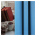 Dekorační závěs s řasící páskou LUCCA 250 barva 14 světle modrá 140x250 cm (cena za 1 kus) MyBes