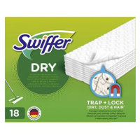 Swiffer Sweeper na podlahy Náhrady Dry, 18 ks