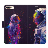 iSaprio Flip pouzdro Neon Astronaut 02 pro iPhone 7 Plus