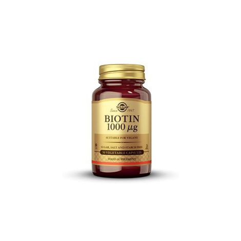 Solgar Biotin 1000 mcg 50 kapslí