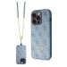 Kryt Guess GUHCP14LP4TDSCPB iPhone 14 Pro 6.1" blue hardcase Crossbody 4G Metal Logo (GUHCP14LP4
