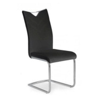 Jídelní židle Porpos (černá, stříbrná)