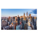 Umělecká fotografie Sunrise Skyline View of Midtown Manhattan, Michael Lee, (40 x 24.6 cm)
