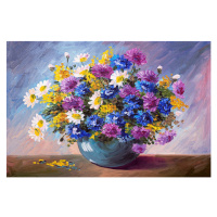 Ilustrace oil painting - bouquet of wildflowers, Max5799, 40x26.7 cm