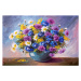 Ilustrace oil painting - bouquet of wildflowers, Max5799, 40 × 26.7 cm