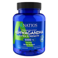 NATIOS Ashwagandha Extract, 5000 mg, Extra Strength, 90 veganských kapslí