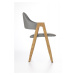 HALMAR Designová židle Meno šedá