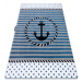 Dywany Łuszczów Dětský kusový koberec Petit Marine anchor sea blue - 140x190 cm