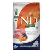 N&D Pumpkin Dog Puppy M/L Lamb & Blueberry 2,5kg