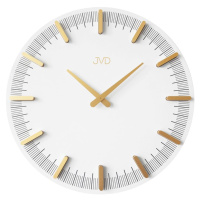 JVD HC401.1 - bílo zlaté hodiny v moderním designu