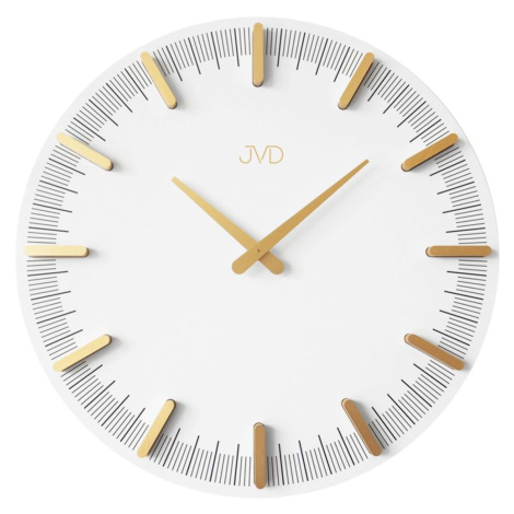 JVD HC401.1 - bílo zlaté hodiny v moderním designu