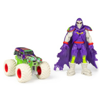 Spin master monster jam kovové auto s figurkou grave digger a grim