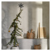 Hvězda na vánoční strom průměr 30 cm Broste CHRISTMAS STAR - stříbrná