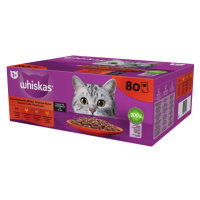 Whiskas klasické výběrové kapsičky pro dospělé kočky 80 x 85 g